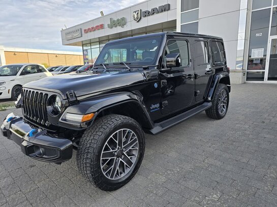 JEEP WRANGLER SAHARA 4XE 2023 2023 Noir JEEP WRANGLER SAHARA 4XE 2023 2023 Noir