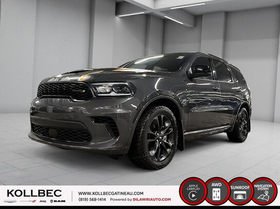 2023 DODGE DURANGO *** UN PROPRIO + CLEAN CARFAX + 6 PASSAGERS*** Grey