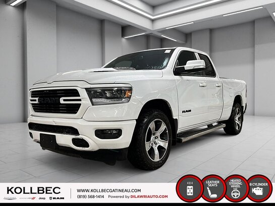 2019 RAM 1500 *** CLEAN CARFAX + BAS KILOM&Eacute;TRAGE *** White