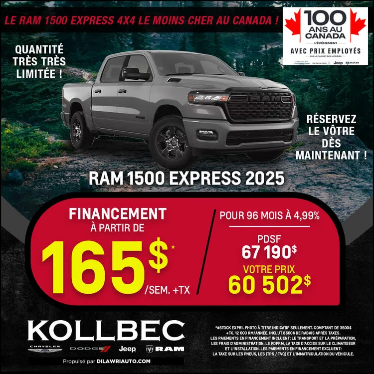 68d11c5959fa7e44ca3eae0d33106aae kollbec promo novembre RAM 1500 EXPRESS 2025 PROMO FR 750x750